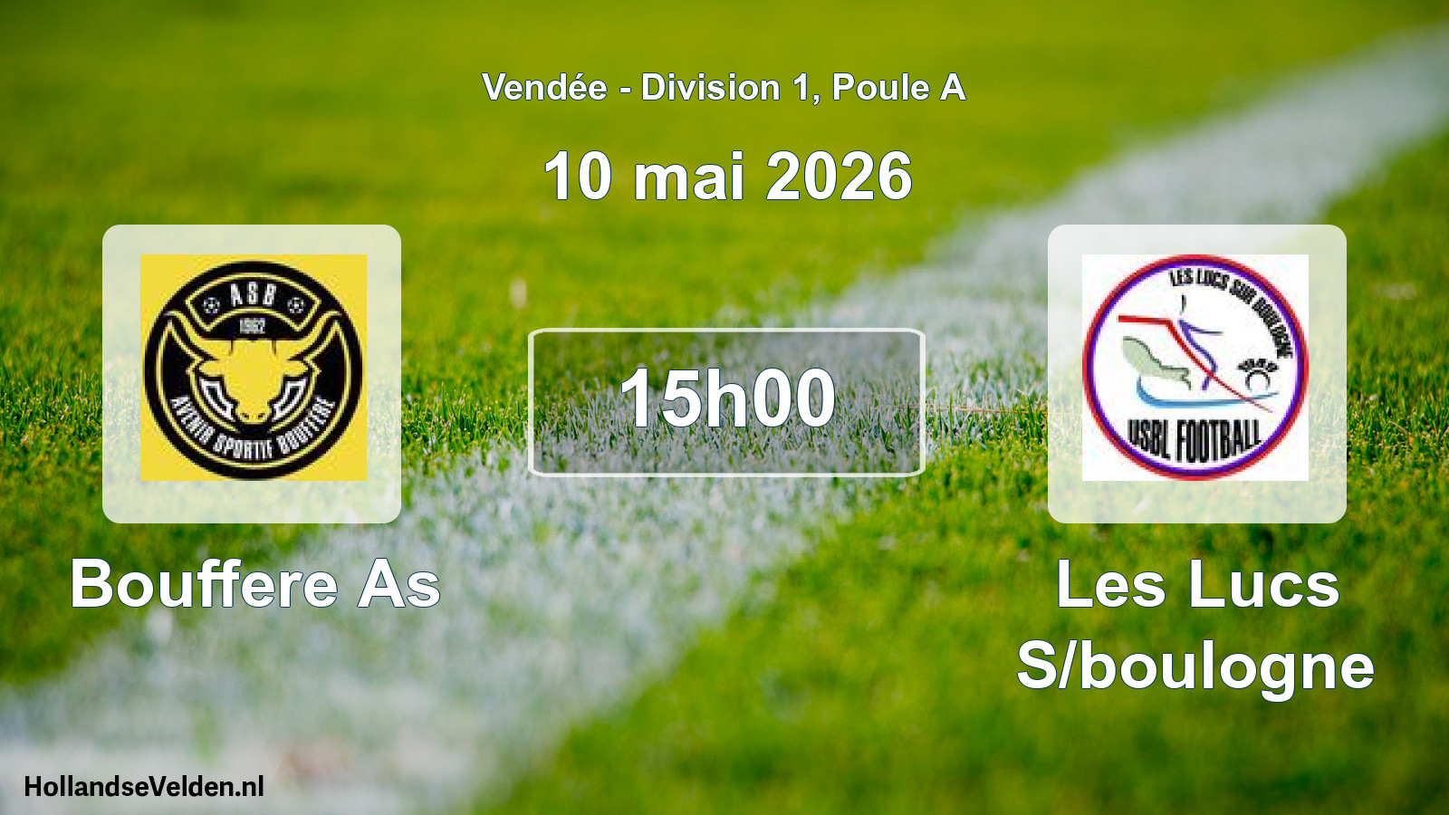 Scheduled Match: Bouffere As - Les Lucs S/boulogne (10 May 2026)