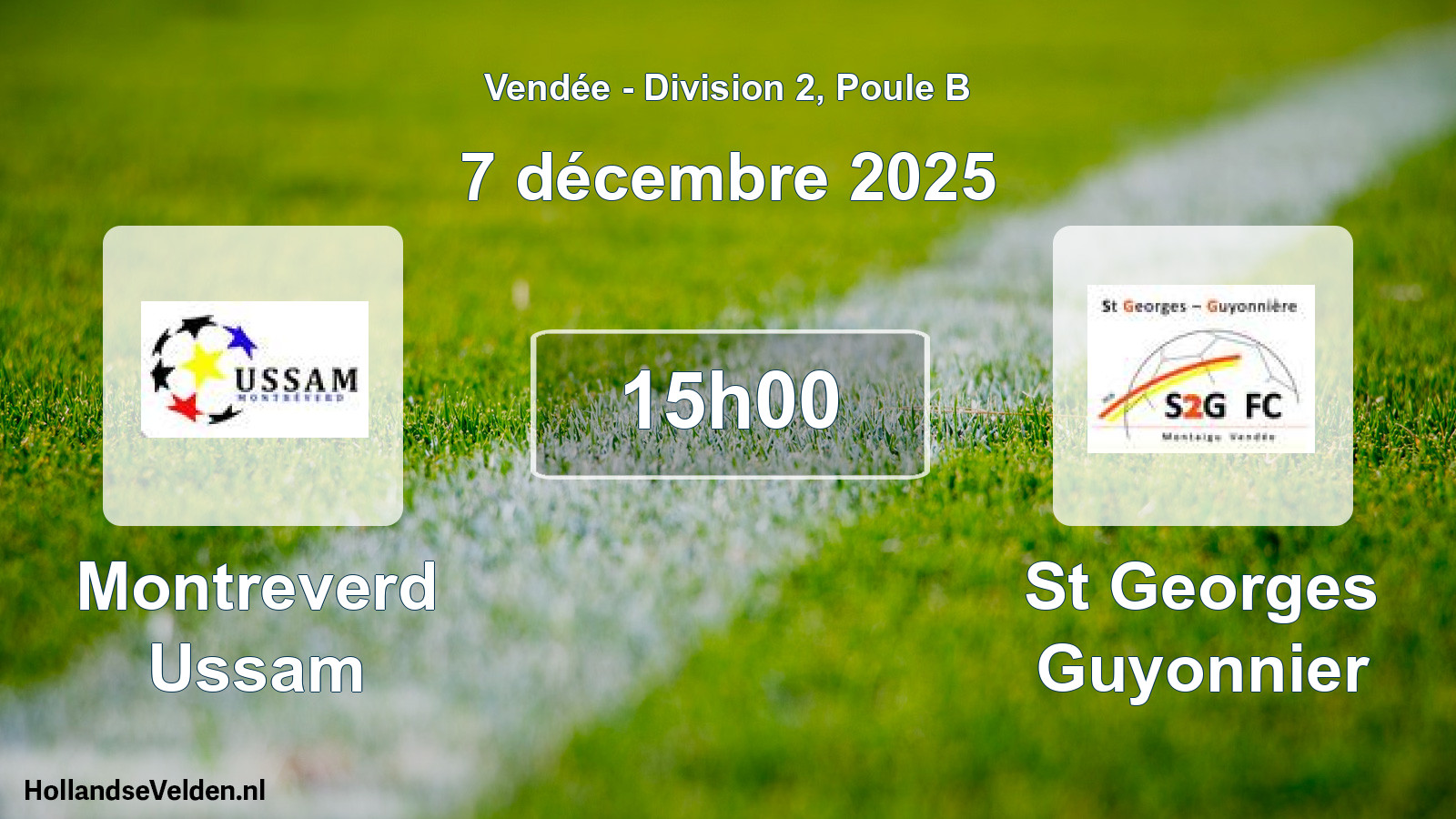 Scheduled Match: Montreverd Ussam - St Georges Guyonnier (7 December 2025)