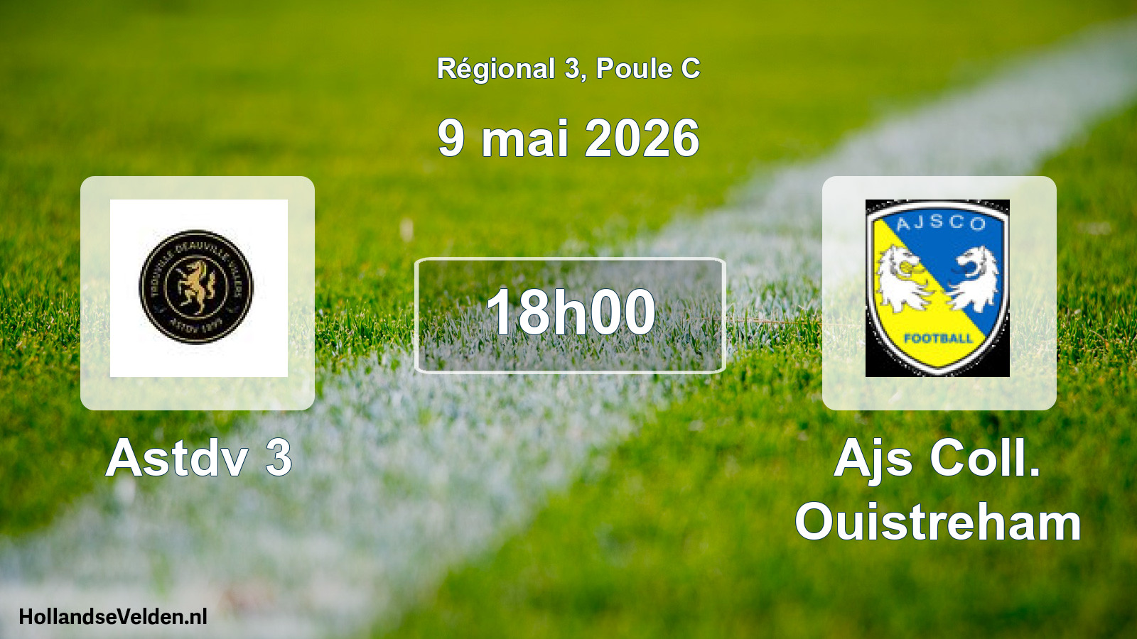 Scheduled Match: Astdv 3 - Ajs Coll. Ouistreham (9 May 2026)