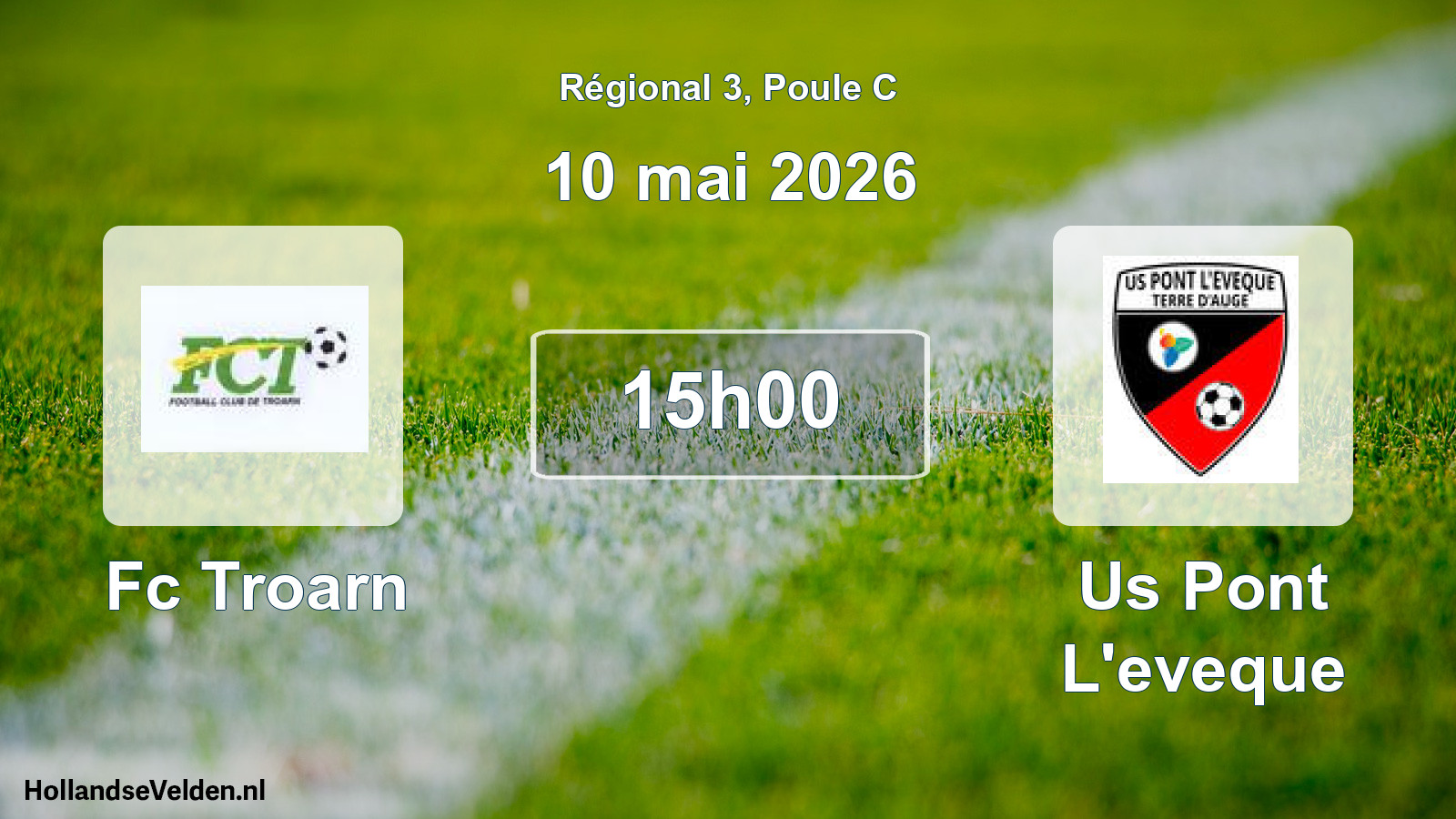 Scheduled Match: Fc Troarn - Us Pont L'eveque (10 May 2026)