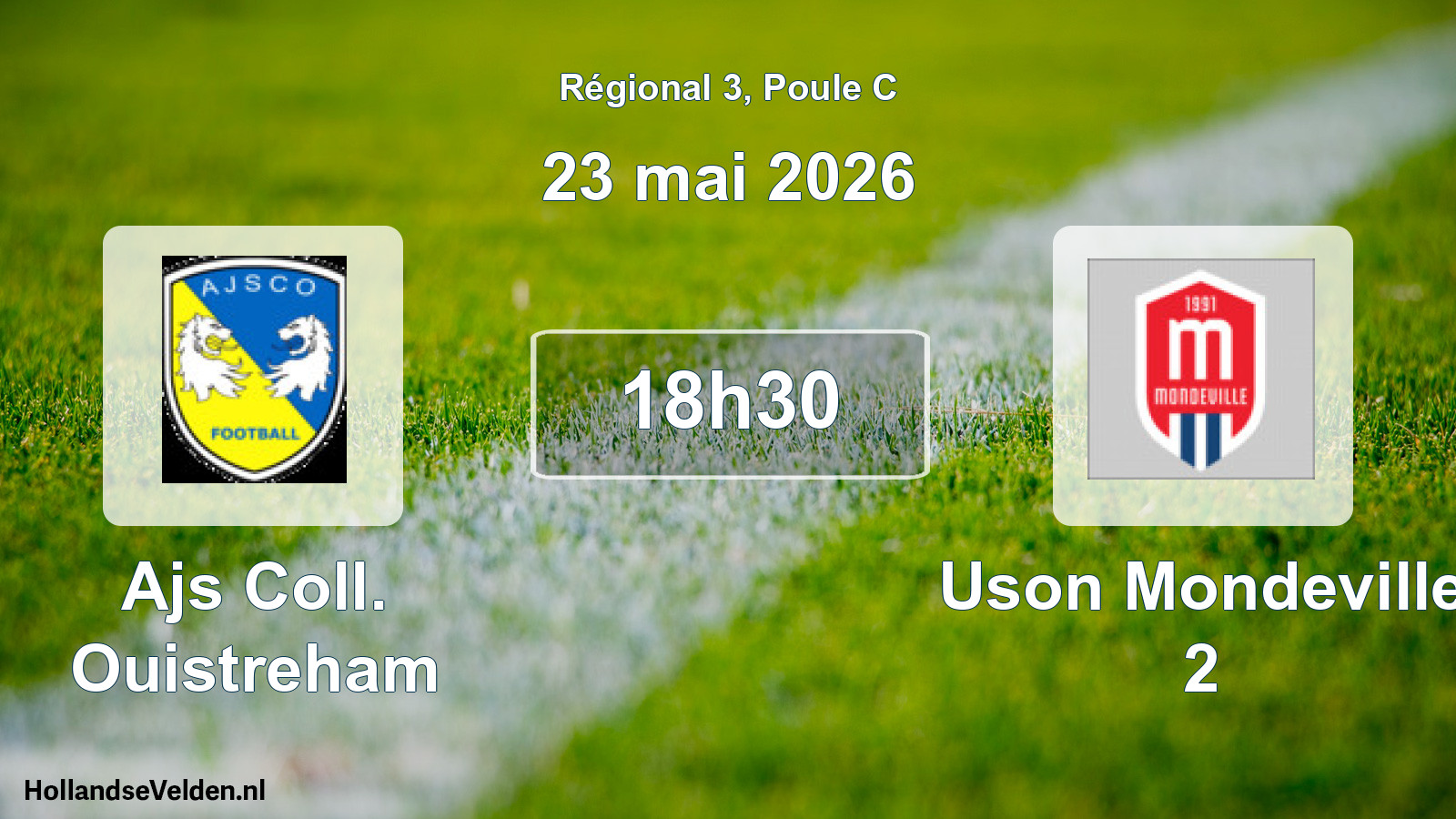 Scheduled Match: Ajs Coll. Ouistreham - Uson Mondeville 2 (23 May 2026)