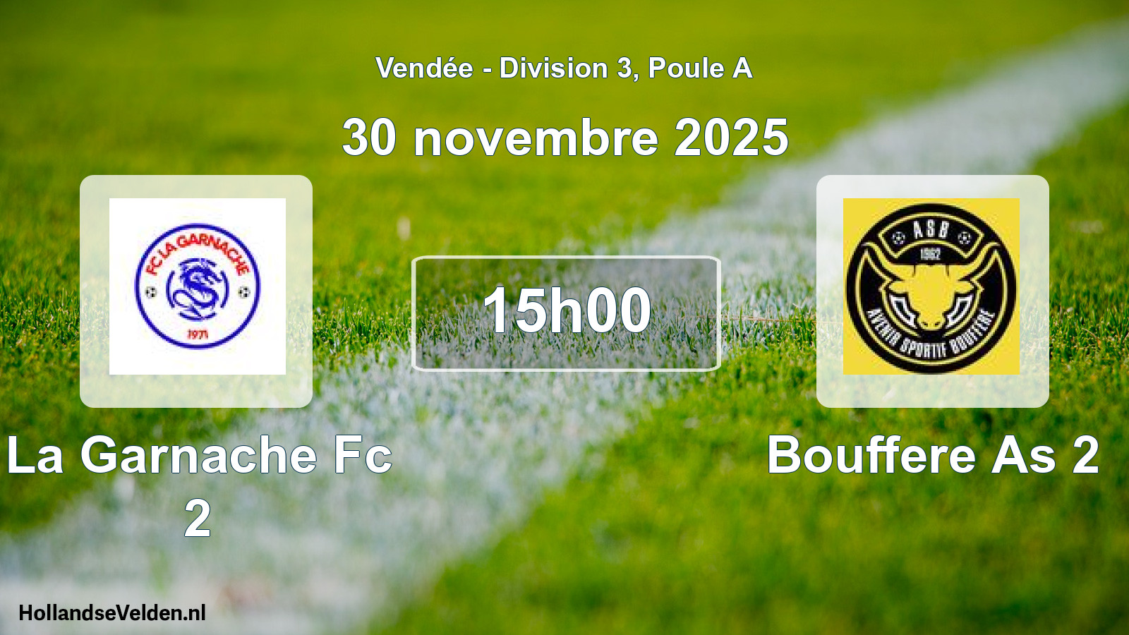 Geplande wedstrijd: La Garnache Fc 2 - Bouffere As 2 (30 november 2025)