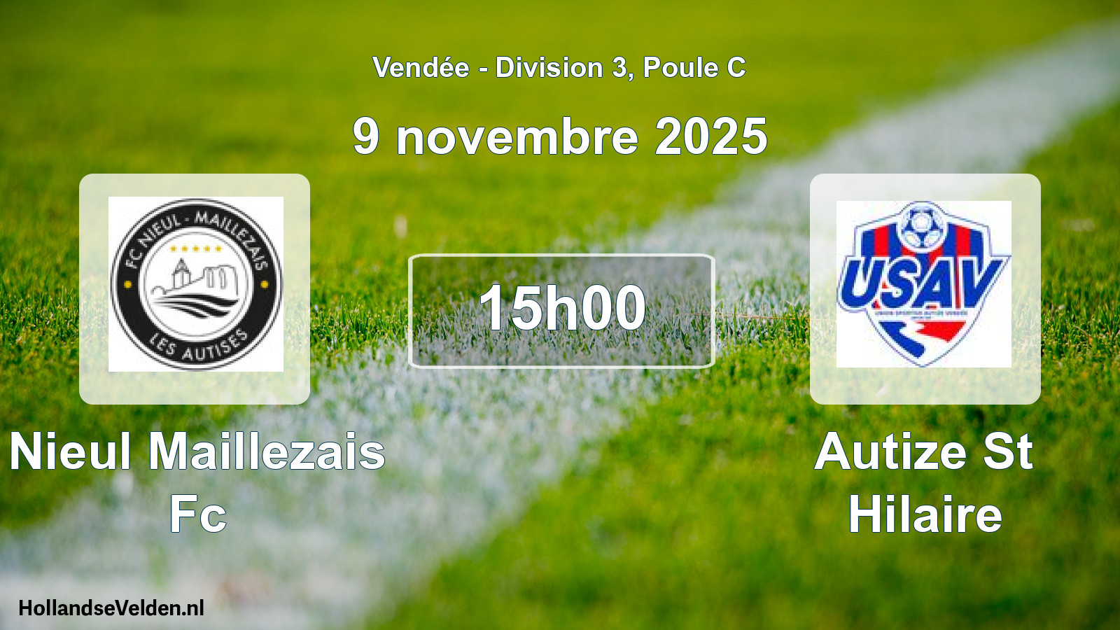 Geplande wedstrijd: Nieul Maillezais Fc - Autize St Hilaire (9 novembre 2025)