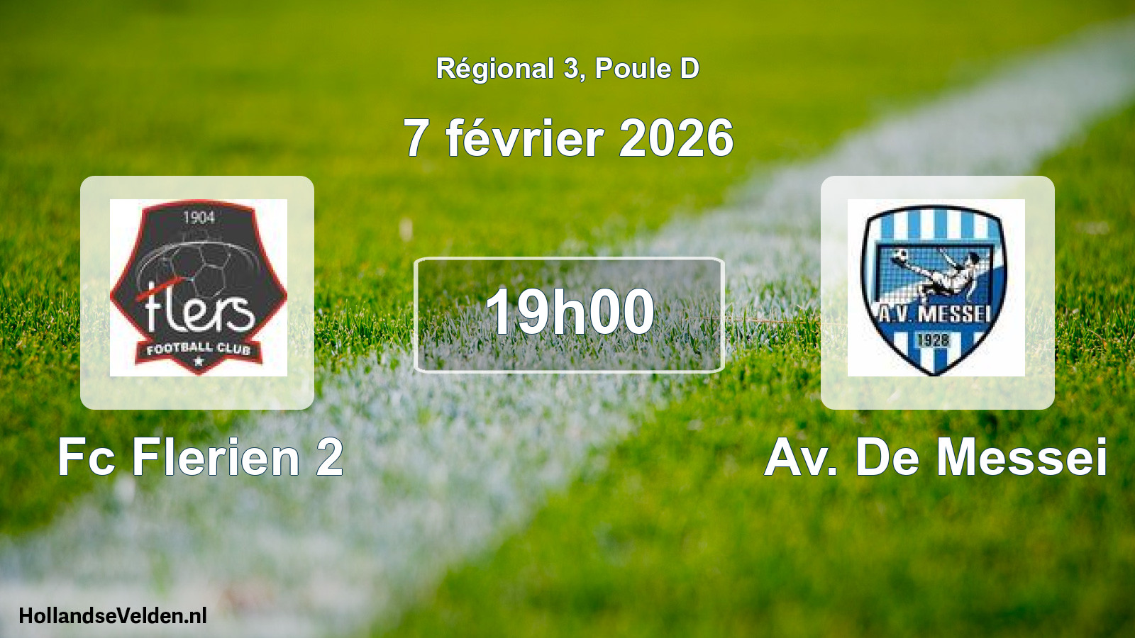 Geplande wedstrijd: Fc Flerien 2 - Av. De Messei (7 februari 2026)