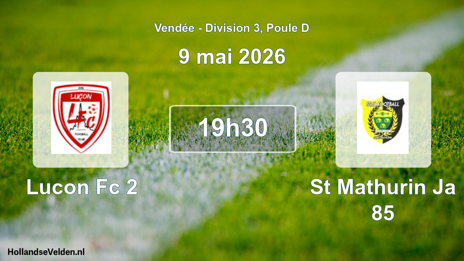 Geplande wedstrijd: Lucon Fc 2 - St Mathurin Ja 85 (9 mai 2026)