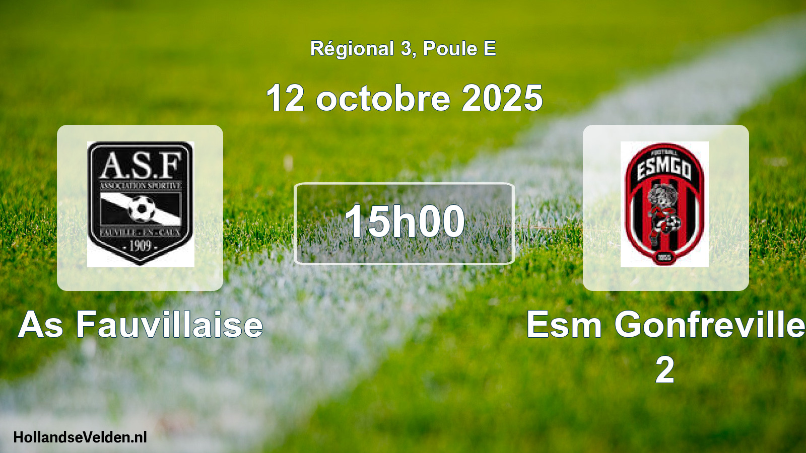 Scheduled Match: As Fauvillaise - Esm Gonfreville 2 (12 October 2025)