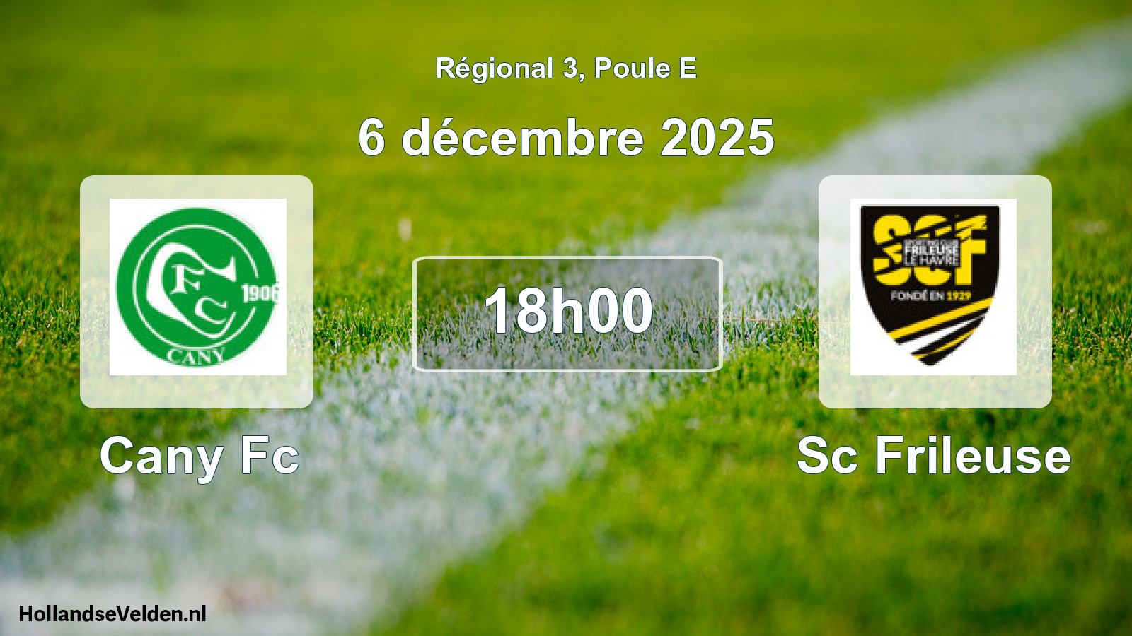 Scheduled Match: Cany Fc - Sc Frileuse (6 December 2025)