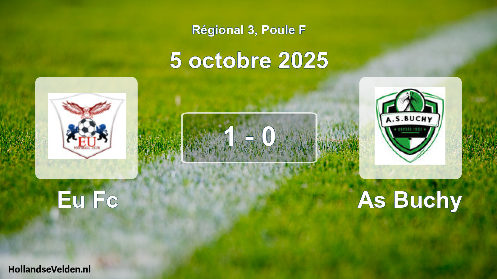 Gespeelde wedstrijd: Eu Fc - As Buchy 1 - 0 (5 oktober 2025)