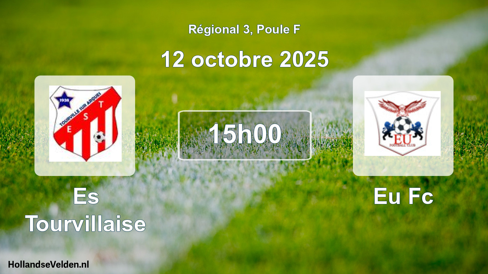 Geplande wedstrijd: Es Tourvillaise - Eu Fc (12 octobre 2025)