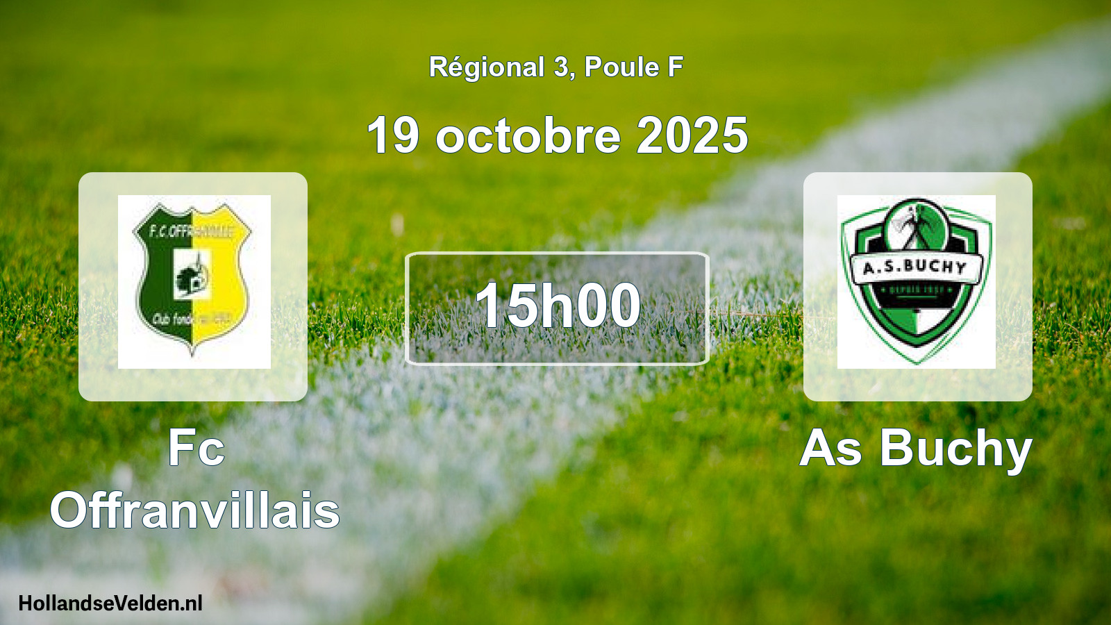 Scheduled Match: Fc Offranvillais - As Buchy (19 October 2025)
