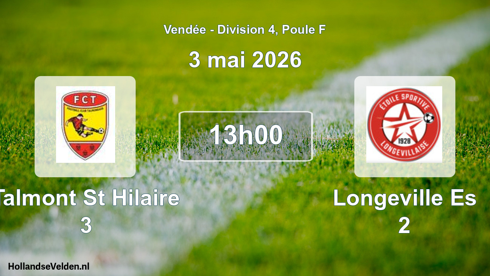 Geplande wedstrijd: Talmont St Hilaire 3 - Longeville Es 2 (3 mei 2026)