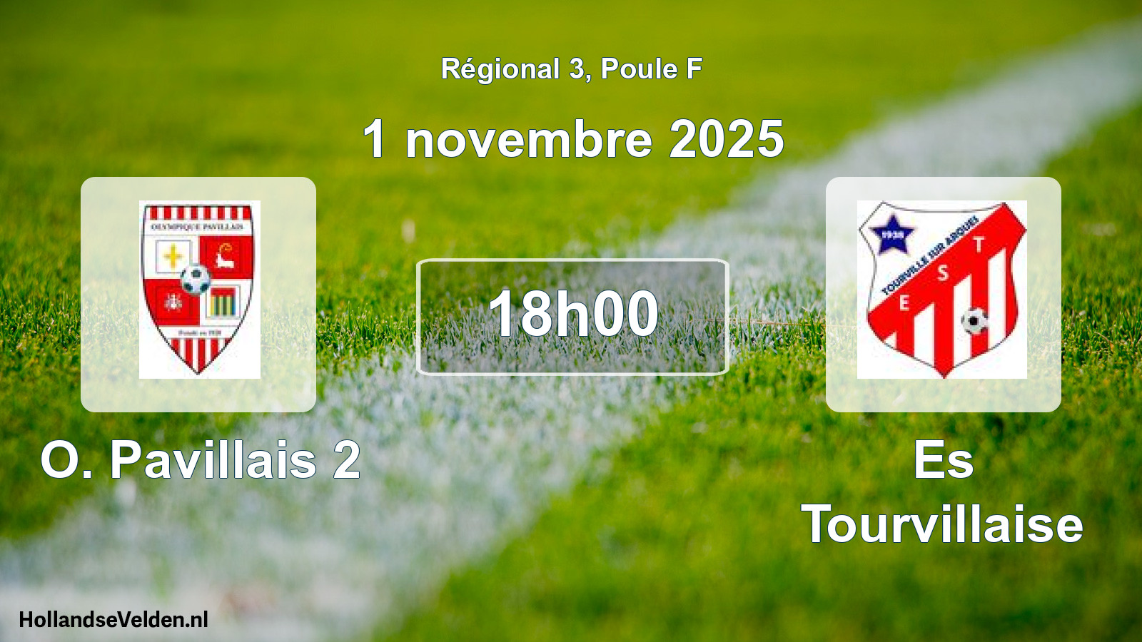 Scheduled Match: O. Pavillais 2 - Es Tourvillaise (1 November 2025)