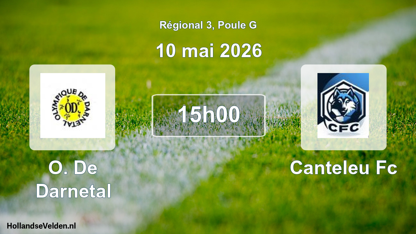 Geplande wedstrijd: O. De Darnetal - Canteleu Fc (10 mai 2026)