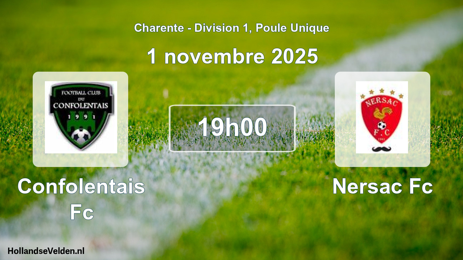 Geplande wedstrijd: Confolentais Fc - Nersac Fc (1 novembre 2025)