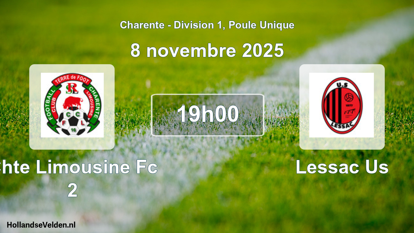 Geplande wedstrijd: Chte Limousine Fc 2 - Lessac Us (8 novembre 2025)
