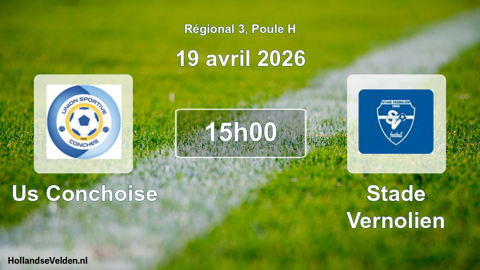 Scheduled Match: Us Conchoise - Stade Vernolien (19 April 2026)