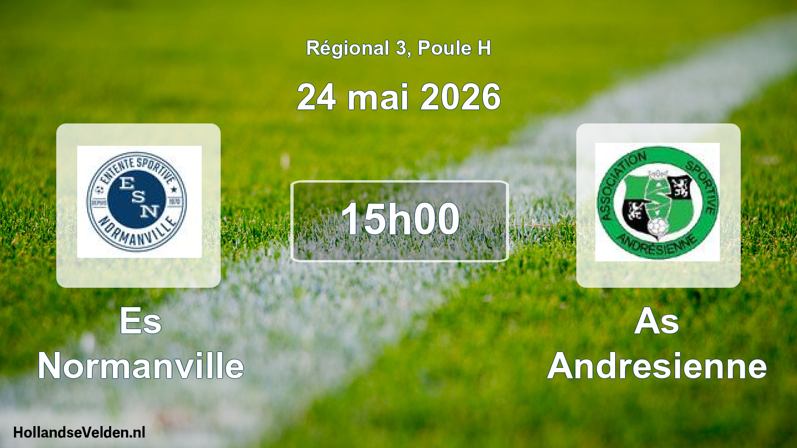 Scheduled Match: Es Normanville - As Andresienne (24 May 2026)