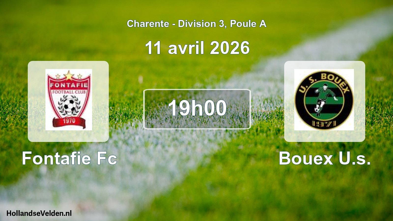 Geplande wedstrijd: Fontafie Fc - Bouex U.s. (11 avril 2026)