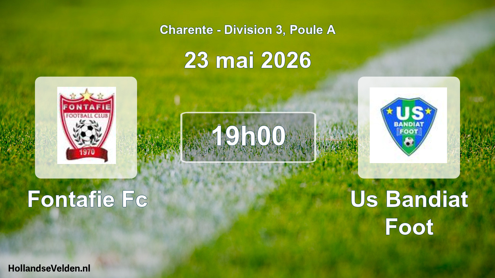 Geplande wedstrijd: Fontafie Fc - Us Bandiat Foot (23 mai 2026)