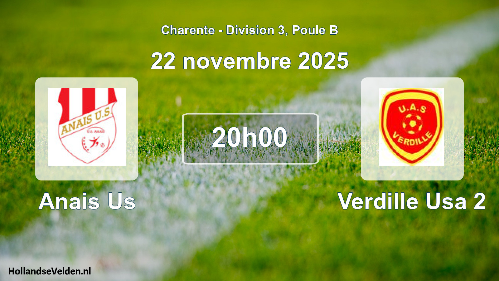 Scheduled Match: Anais Us - Verdille Usa 2 (22 November 2025)