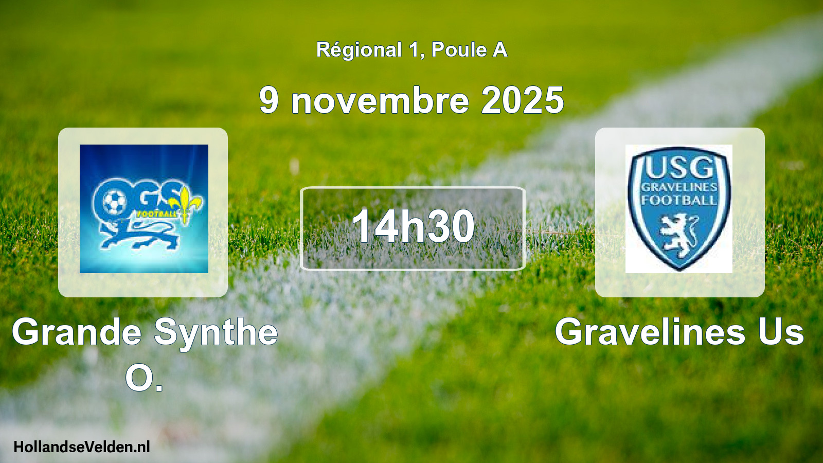 Scheduled Match: Grande Synthe O. - Gravelines Us (9 November 2025)