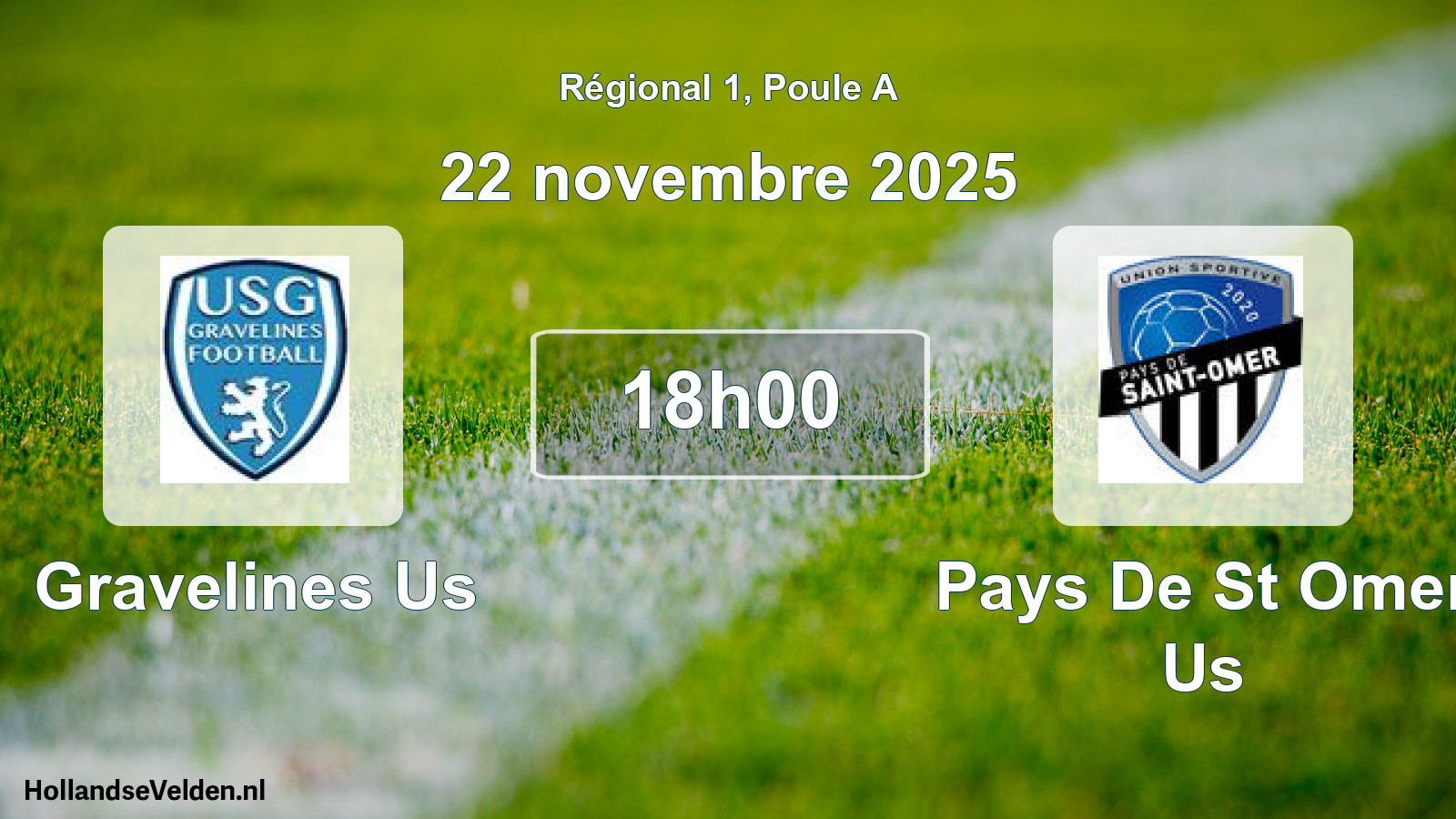 Geplande wedstrijd: Gravelines Us - Pays De St Omer Us (22 novembre 2025)