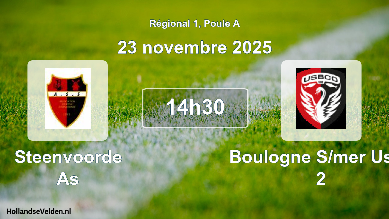 Scheduled Match: Steenvoorde As - Boulogne S/mer Usco 2 (23 November 2025)