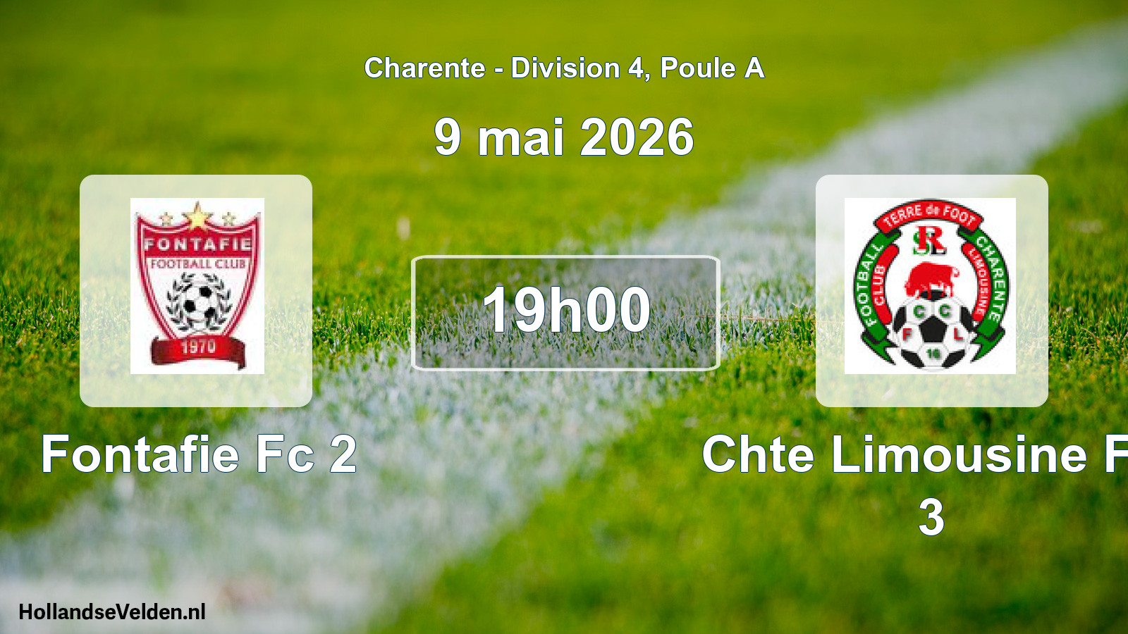 Geplande wedstrijd: Fontafie Fc 2 - Chte Limousine Fc 3 (9 mai 2026)