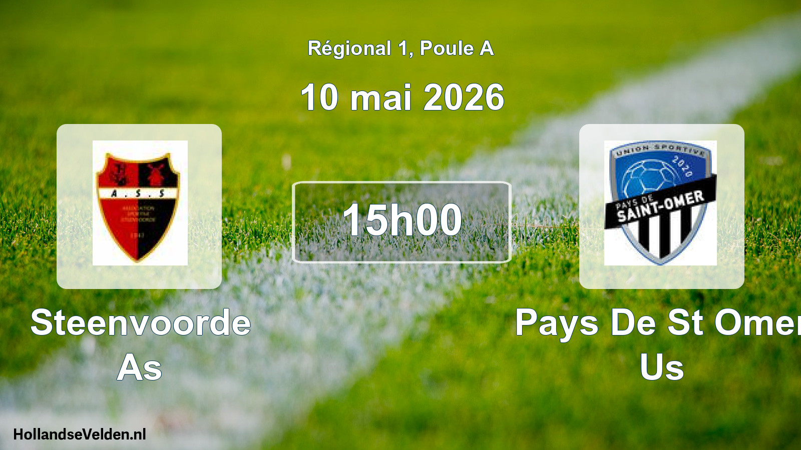 Scheduled Match: Steenvoorde As - Pays De St Omer Us (10 May 2026)