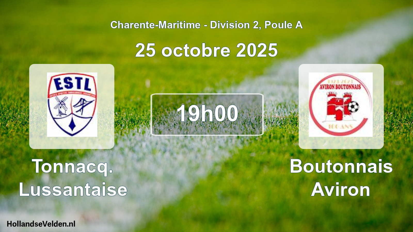 Scheduled Match: Tonnacq. Lussantaise - Boutonnais Aviron (25 October 2025)