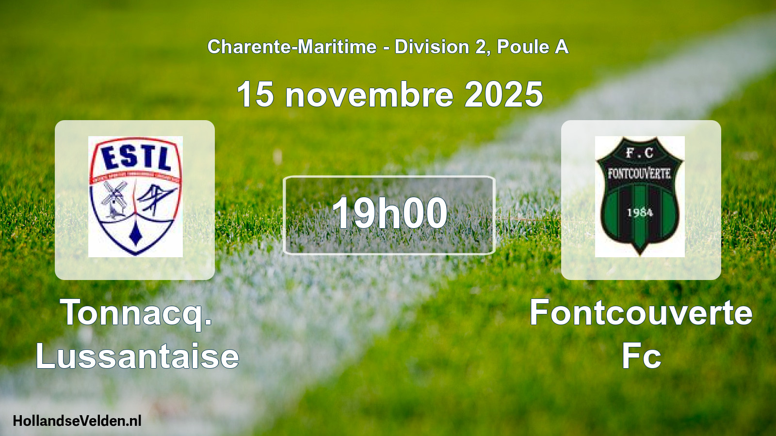 Geplande wedstrijd: Tonnacq. Lussantaise - Fontcouverte Fc (15 novembre 2025)