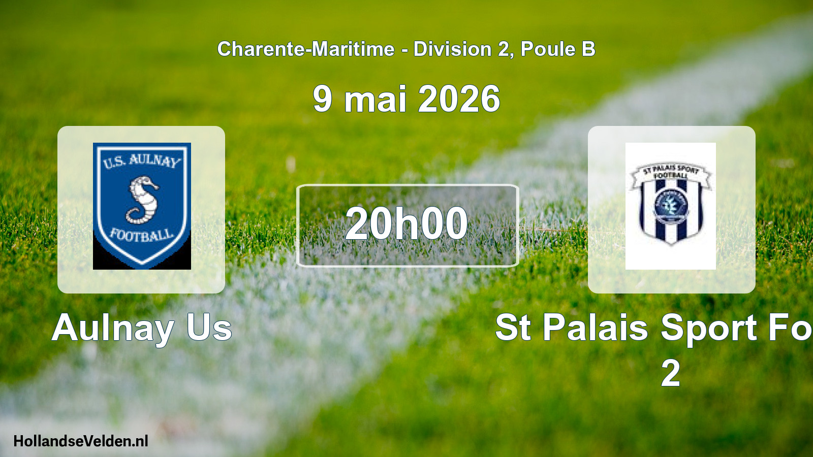 Scheduled Match: Aulnay Us - St Palais Sport Foot 2 (9 May 2026)