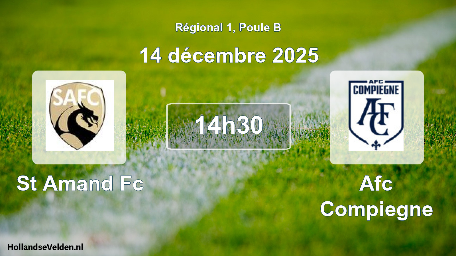 Scheduled Match: St Amand Fc - Afc Compiegne (14 December 2025)
