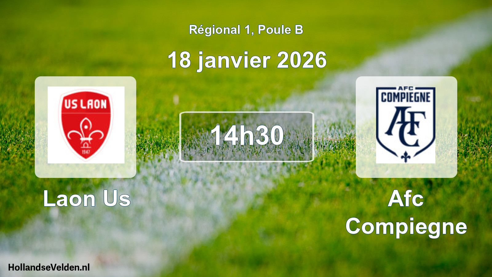 Scheduled Match: Laon Us - Afc Compiegne (18 January 2026)