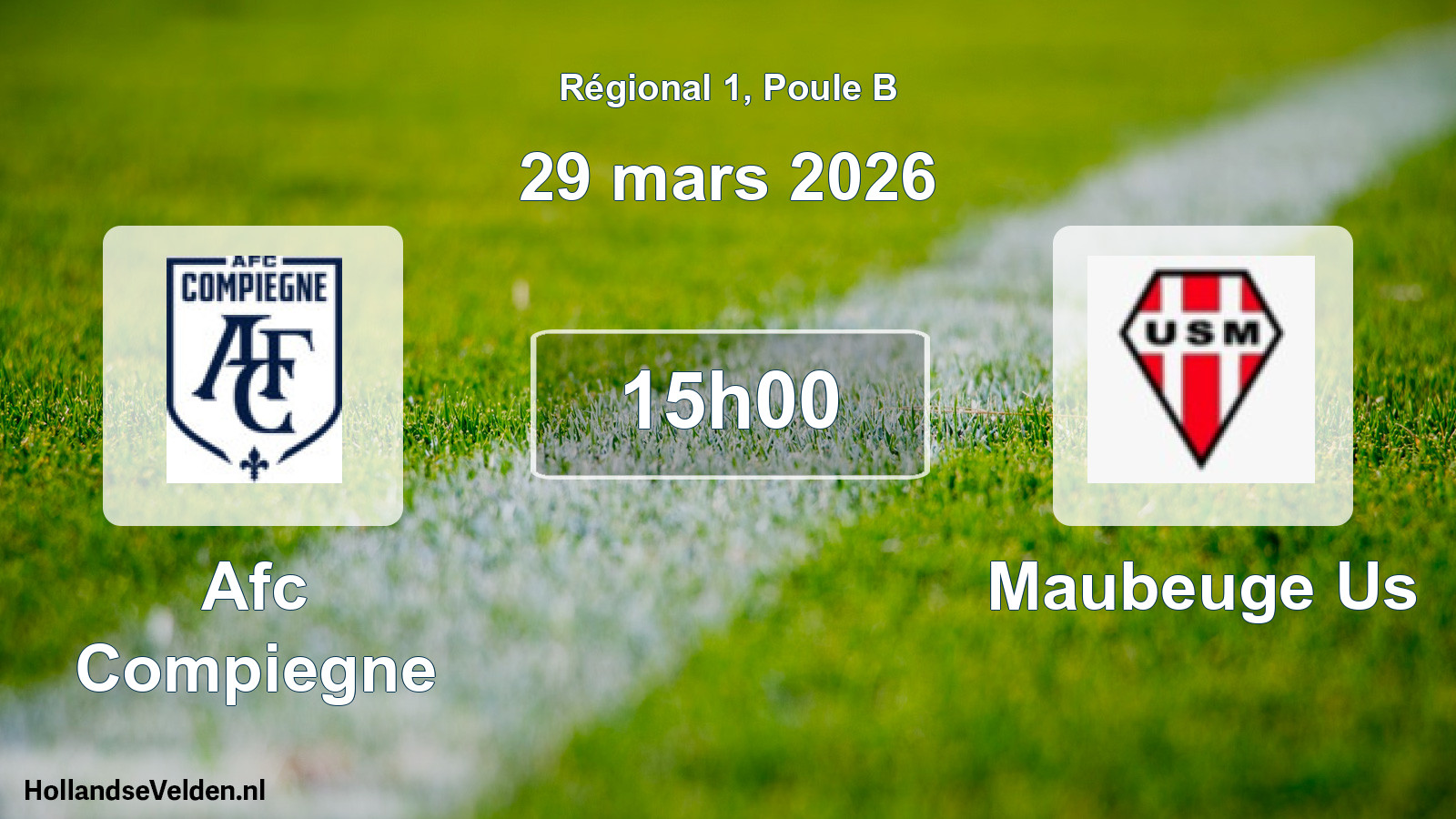 Scheduled Match: Afc Compiegne - Maubeuge Us (29 March 2026)
