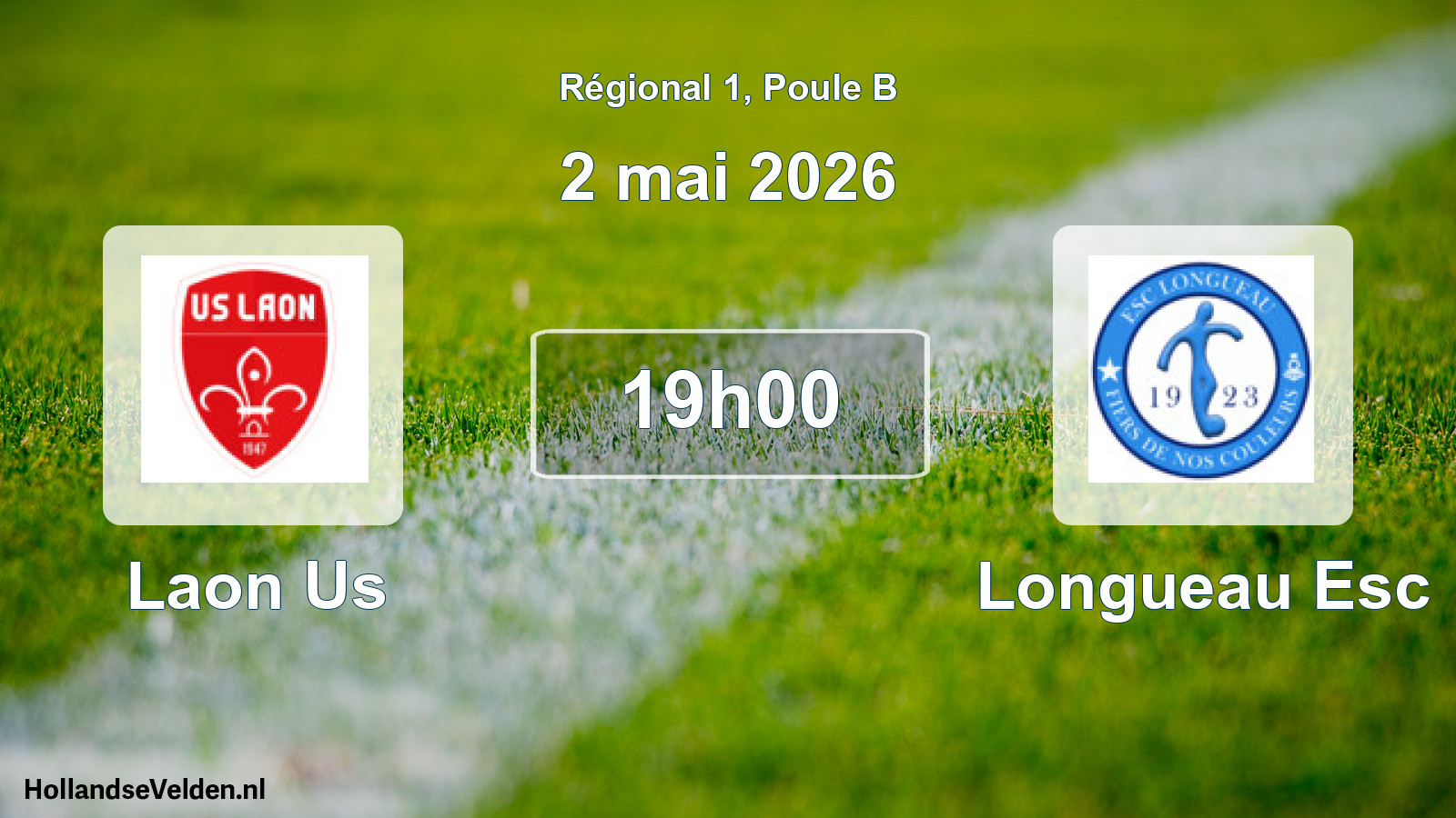 Geplande wedstrijd: Laon Us - Longueau Esc (2 mai 2026)