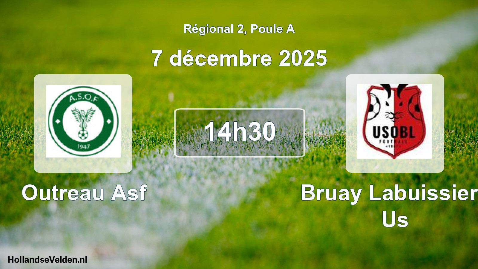 Scheduled Match: Outreau Asf - Bruay Labuissiere Us (7 December 2025)