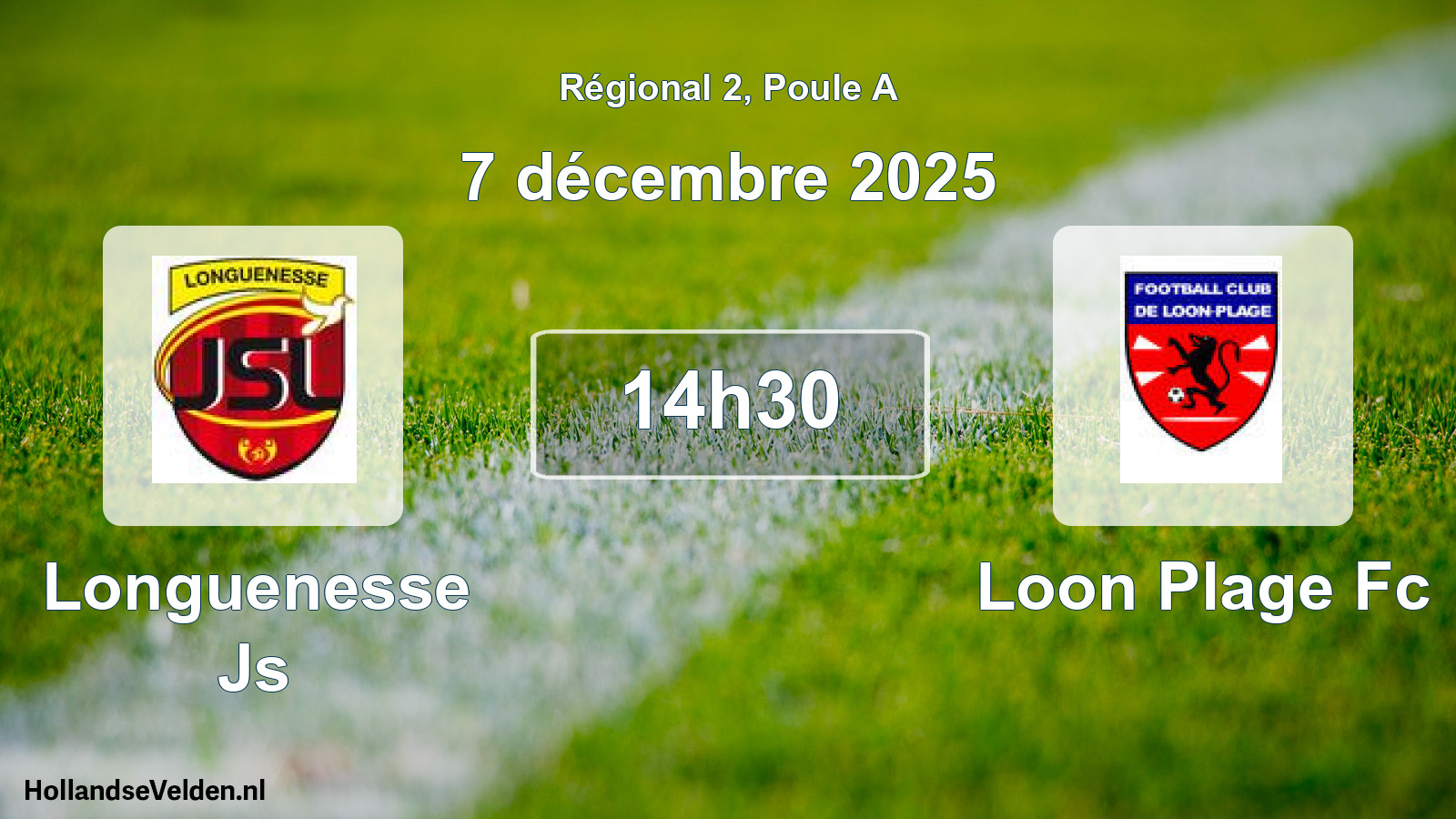 Geplande wedstrijd: Longuenesse Js - Loon Plage Fc (7 décembre 2025)