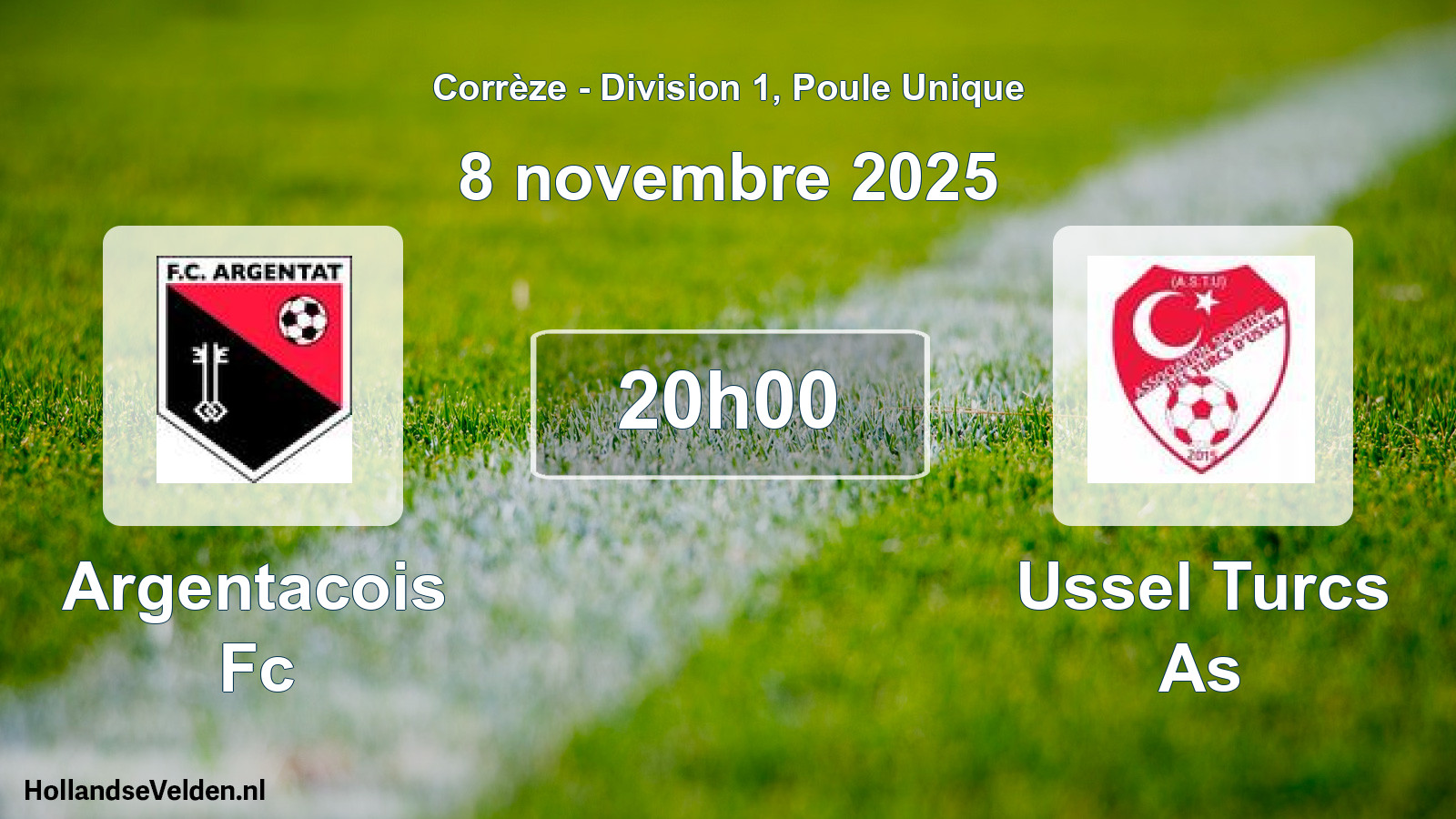 Scheduled Match: Argentacois Fc - Ussel Turcs As (8 November 2025)