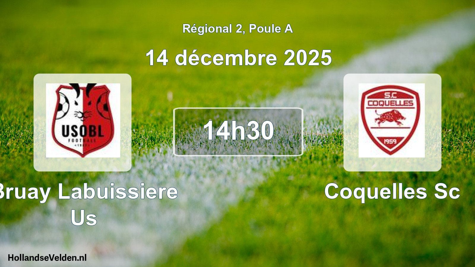 Scheduled Match: Bruay Labuissiere Us - Coquelles Sc (14 December 2025)
