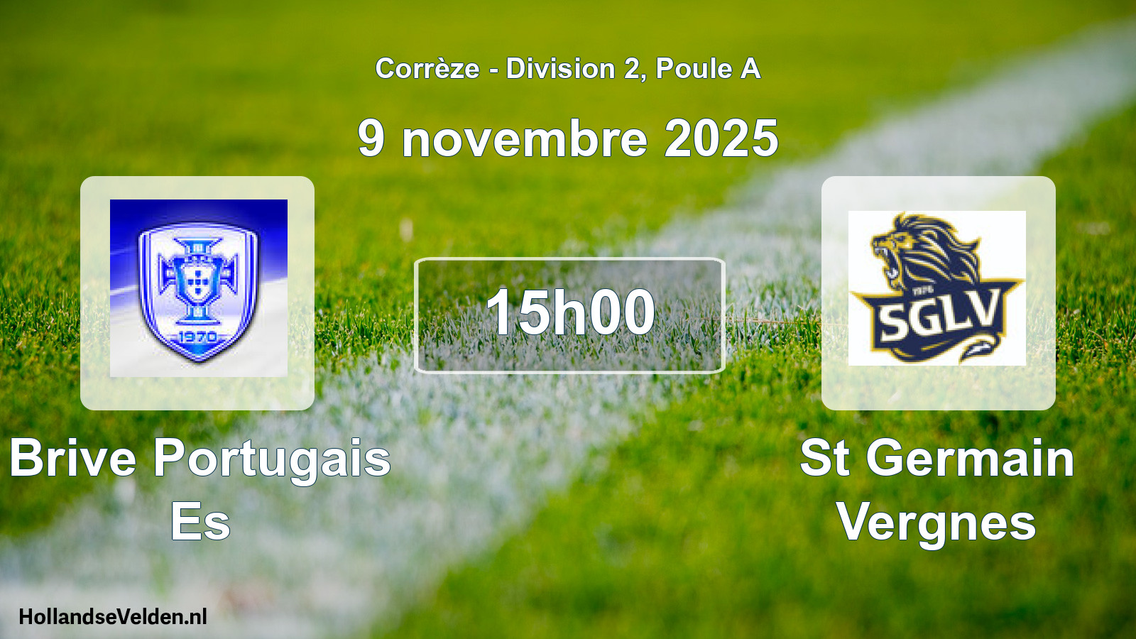 Geplande wedstrijd: Brive Portugais Es - St Germain Vergnes (9 novembre 2025)