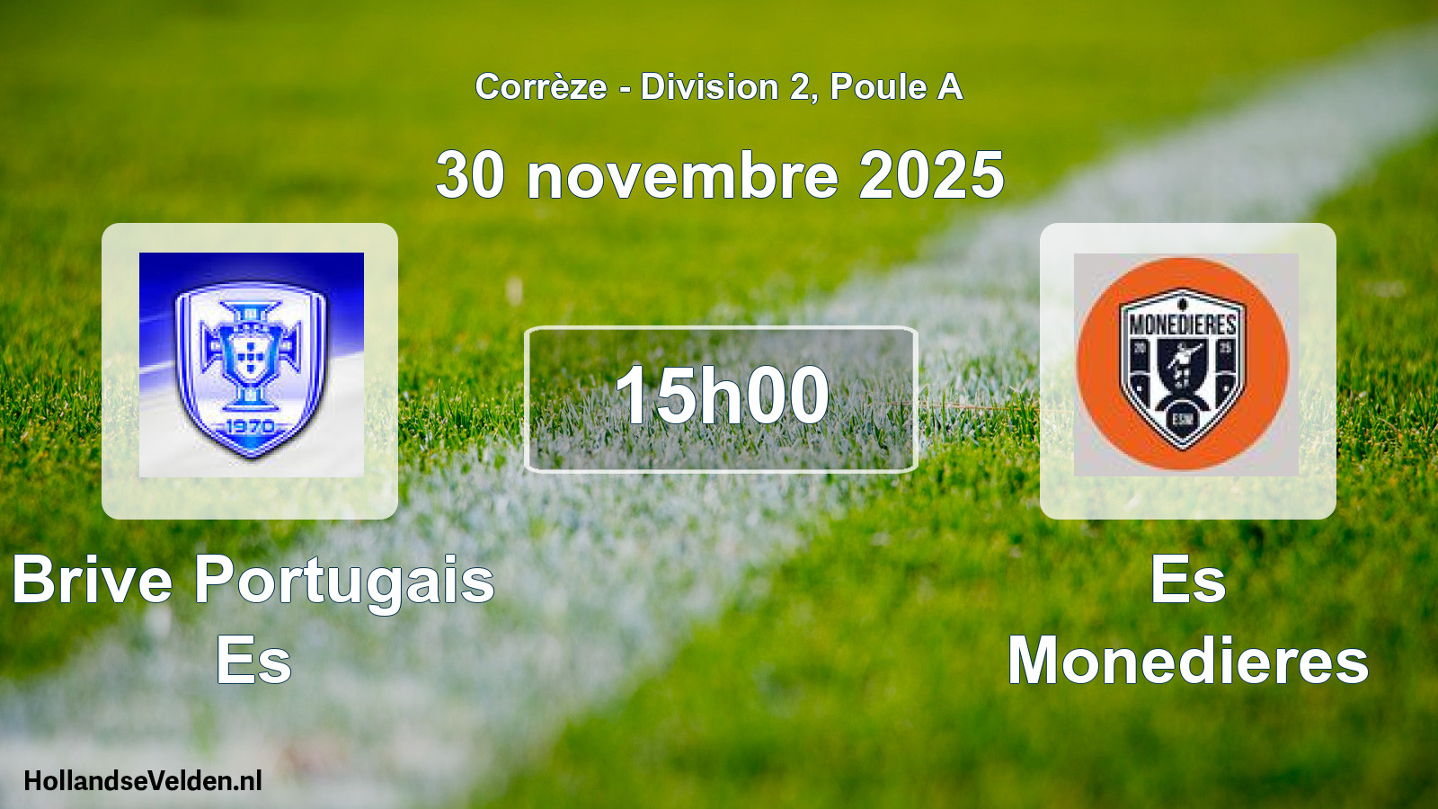 Scheduled Match: Brive Portugais Es - Es Monedieres (30 November 2025)