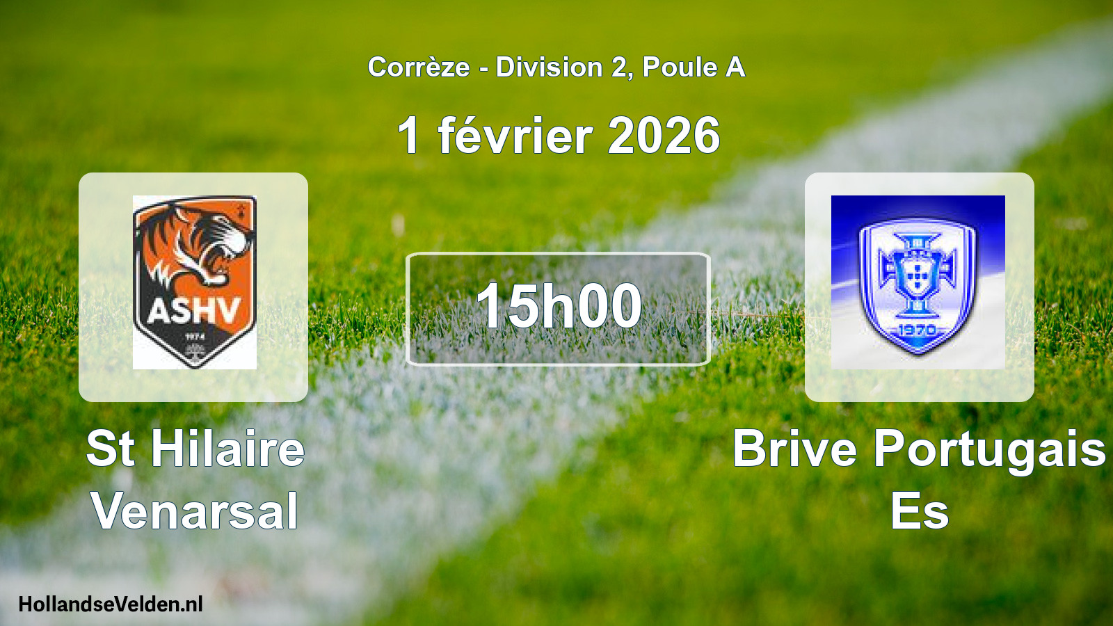 Scheduled Match: St Hilaire Venarsal - Brive Portugais Es (1 February 2026)