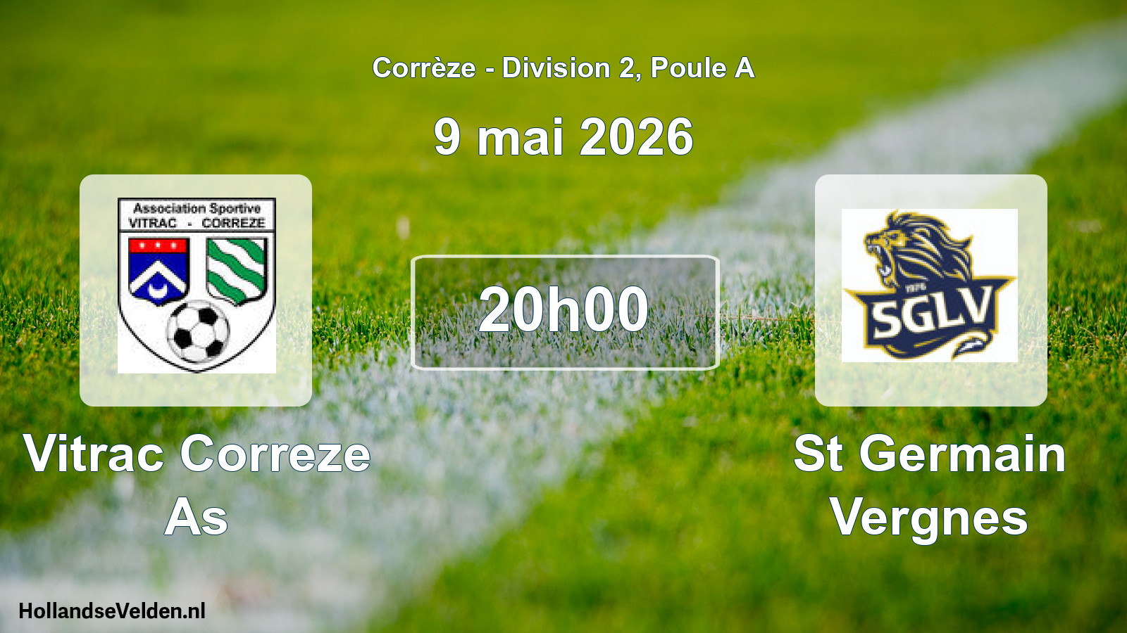 Scheduled Match: Vitrac Correze As - St Germain Vergnes (9 May 2026)