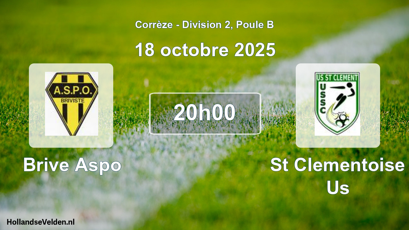 Scheduled Match: Brive Aspo - St Clementoise Us (18 October 2025)