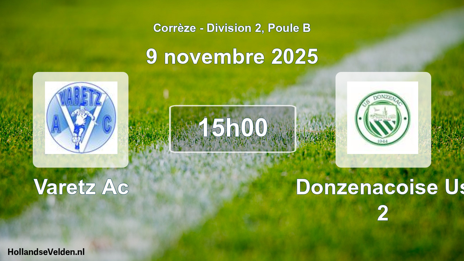 Geplande wedstrijd: Varetz Ac - Donzenacoise Us 2 (9 novembre 2025)