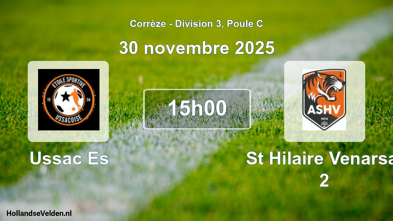 Scheduled Match: Ussac Es - St Hilaire Venarsal 2 (30 November 2025)