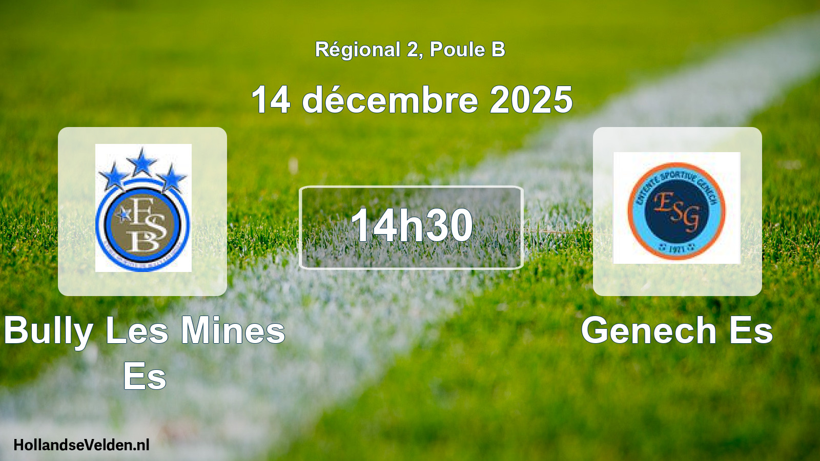 Scheduled Match: Bully Les Mines Es - Genech Es (14 December 2025)