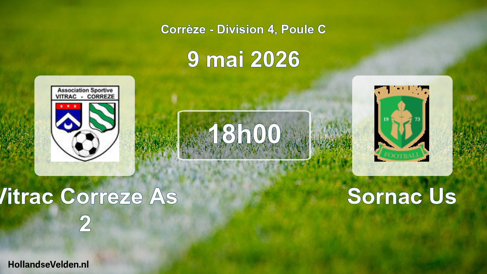 Scheduled Match: Vitrac Correze As 2 - Sornac Us (9 May 2026)