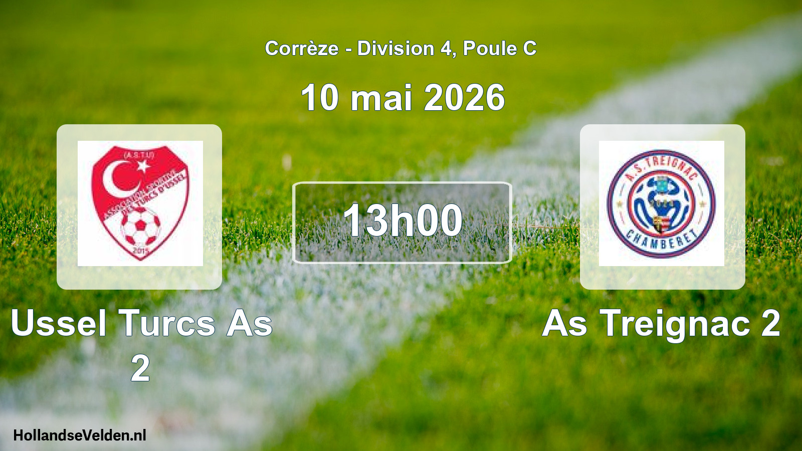 Scheduled Match: Ussel Turcs As 2 - As Treignac 2 (10 May 2026)